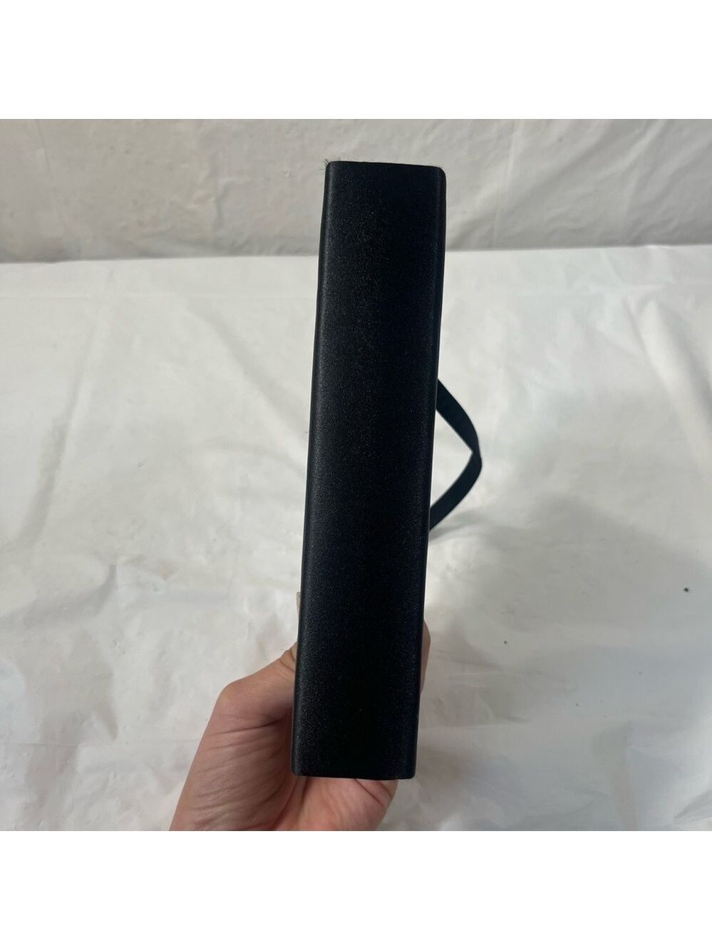 La Regale Small Black  Satin purse - Picture 3 of 7